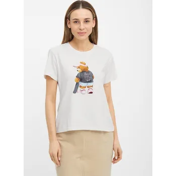 Dámské oblečení Tričko Bench Weiß 6671136 38