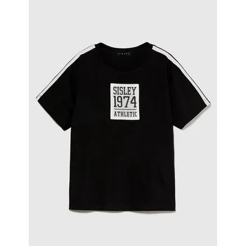 Chlapecké tričko Tričko Sisley Schwarz 6576248 160