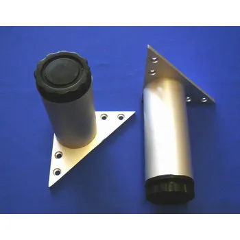 Nábytkové kování 64149 - Nožka průměr 45x200mm hliník, A133b rektif. (6 (64149 - Nožka průměr 45x200mm hliník, A133b rektif. (6. Jednoduchý a funkční doplněk do interiéru.)