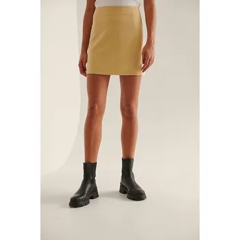 Dámská sukně NA-KD Gelb 863437 40