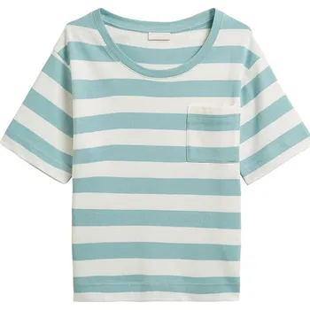 Tričko Marc O'Polo Weiß/ Türkis 3812405 XL