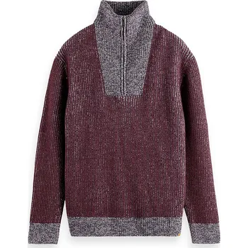 Pánský svetr Svetr Scotch & Soda Bordeaux 5615558 L