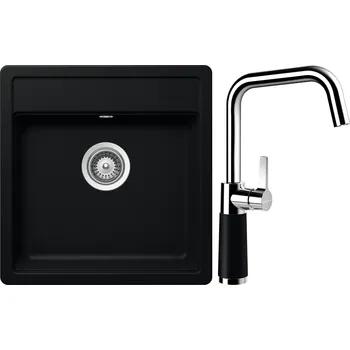 Kuchyňský dřez Set Schock S10-8 (dřez Mono N-100S Puro + baterie SC-530 Puro)