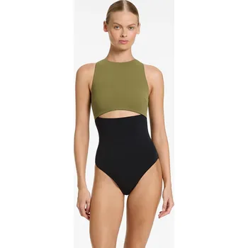 Dámské plavky Plavky Jets Khaki/ Schwarz 7606351 M