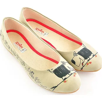 Dámské baleríny Goby Beige 7308004 40