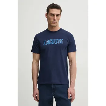 Pánské tričko Tričko Lacoste TH8916 námořnická modř 59X, vel. XXL