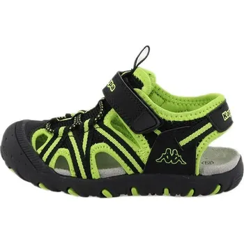 Dívčí tenisky Boty Kappa Schwarz/ Grün 8845329 31