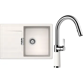 Kuchyňský dřez Set Schock S6-7 (dřez Mono D-100 Polaris + baterie SC-520.120 Polaris)