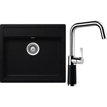 Kuchyňský dřez Set Schock S9-8 (dřez Mono N-100 Puro + baterie SC-530 Puro)