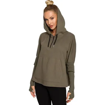 Dámská mikina Mikina made of emotion Khaki 5036911 XXL/3XL