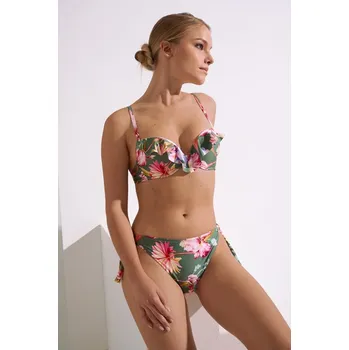 Dámské plavky Plavky Lisca Olivgrün/ Rosa 7749175 42C-Cup