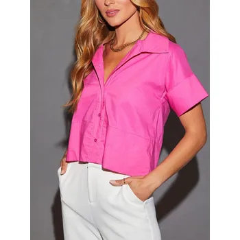 Dámská košile Košile Milan Kiss Pink 2468818 XL