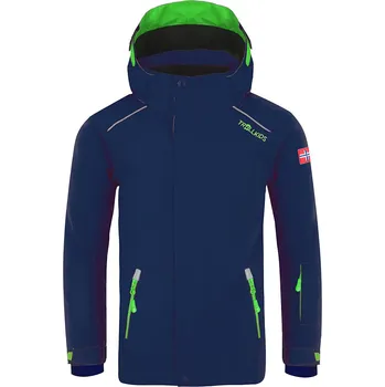 Dívčí bunda Trollkids Dunkelblau/ Grün 3141720 116
