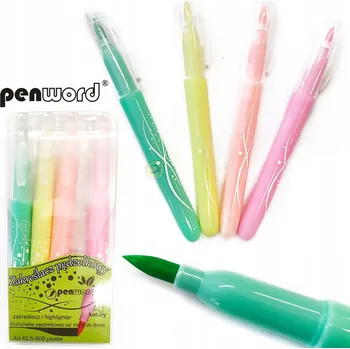 Zvýrazňovač Penword bílý 1 ks