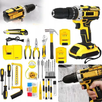 Vrtačka AKU VRTAČKA VELKÁ SADA NÁŘADÍ 2x AKU BITY VRTÁKY