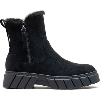 Dámské kozačky Boty Foreverfolie Schwarz 8212266 38