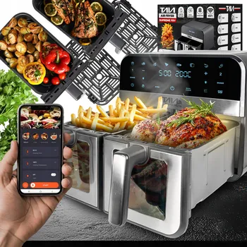 fritéza Horkovzdušná fritéza TAIA SUPREME FRY 9 l 2400 W s dotykovým panelem