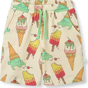 Dívčí kraťasy Småfolk Creme/ Bunt 5551990 98