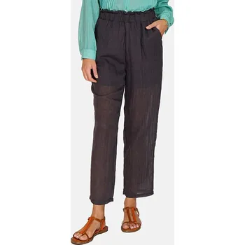 Dámské kalhoty Le Jardin du Lin Schwarz 2678081 42