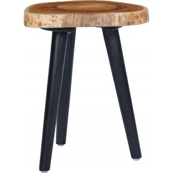 Konferenční stolek Konferenční stolek VidaXL oválný 40 x 45 x 45 cm černý