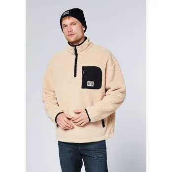 Pánská mikina Bunda Chiemsee Beige/ Schwarz 4341964 XL