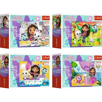 Puzzle Trefl 20dílné Puzzle Gabby Puzzle Colorful Day Universal Gabby's Dollhouse 20 MiniMaxi
