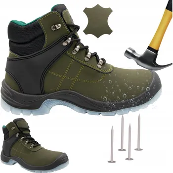 Pracovní obuv Pracovní boty Specto kožené, voděodolné s ocelovou špičkou S3, velikost 42