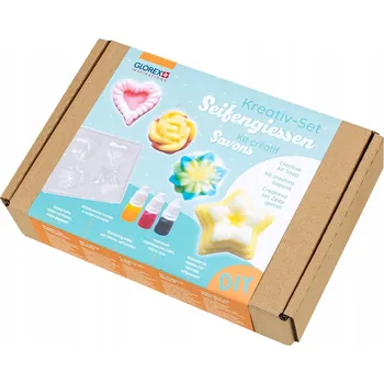kreativní sada KREATIVNÍ SADA PRO VÝROBU MÝDLA S PŘÍSLUŠENSTVÍM PRO DĚTI