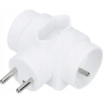 Elektrická zásuvka Elektrická Zásuvka rozbočka Solight bílá