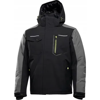 ZATEPLENÁ BUNDA PODZIMNÍ/ZIMNÍ S KAPUCÍ ČERNÁ AMOS HOEGERT VELIKOST XL