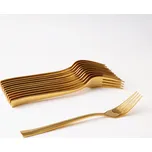 Jídelní vidlička 20 cm Zlatá Prato AMBITION