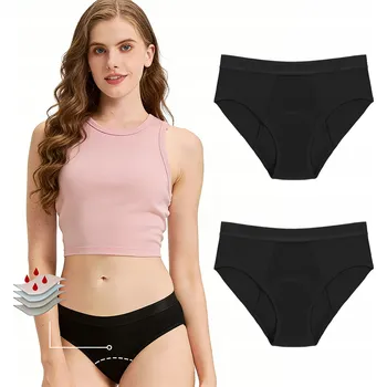 Menstruační kalhotky 2 ks Kalhotky dámské menstruační Spodní prádlo Plavky Menstruační XXL