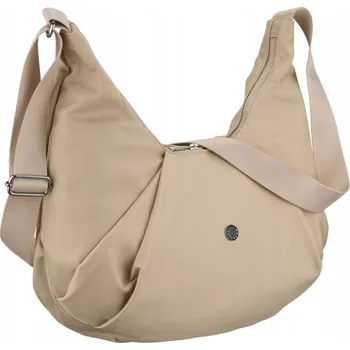 Kabelka Béžová polyester taška kabelka přes rameno Peterson