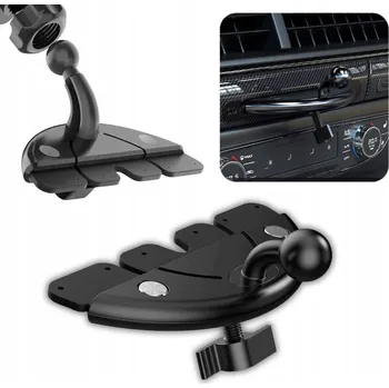 UNIVERZÁLNÍ ADAPTÉR PRO DRŽÁK TELEFONU DO AUTA MONTÁŽ CD KULIČKA 17 MM