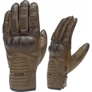 Moto rukavice Motocyklové kožené rukavice RAINERS ROMA hnědé M