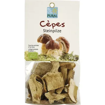 Hotové jídlo Pural Hřiby sušené 20 g bio BIO Množství: 1 ks