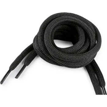 Tkaničky do bot Tkaničky do bot, tenisek, mikin délka 100 a 130 cm, střední, 5 (100 cm) černá