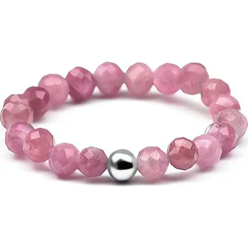 Prsten Minerální prsten s růžovým turmalnínem POL-R19 Agato / Obvod: 52 mm - 52 mm