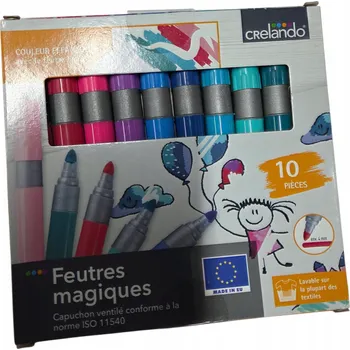 MAGICKÉ FIXY POPISOVAČE PRO DĚTI CRELANDO 10 kusů