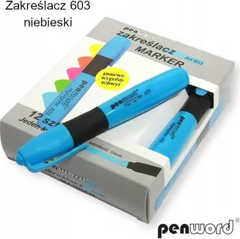 Zvýrazňovač zlatý Penword 1 ks