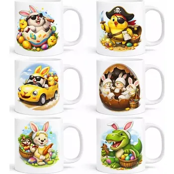 Hrnek s potiskem 330 ml velikonoční sada II CZ