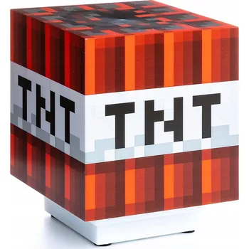 Lampička LAMPIČKA KOSTKA BLOCK TNT MINECRAFT NA BATERIE VÝŠKA 11 CM