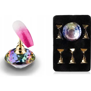 Magnetický držák na zdobení Allepaznokcie diamant vícebarevný