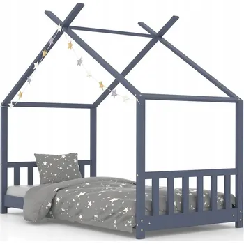 Postel Postel VidaXL 283370 70 x 140 cm šedá