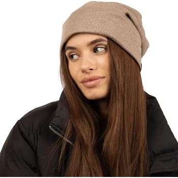 Čepice Zimní čepice Alessio béžová univerzální velikost