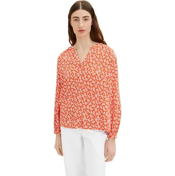 Dámské oblečení Tom Tailor Orange/ Weiß 9672178 36