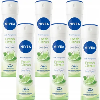 NIVEA Antiperspirant Fresh Citrus 6 x 150 ml sprej