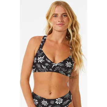 Dámská móda Plavky Rip Curl Schwarz/ Weiß 4189656 L