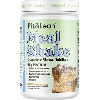 Fitness strava Fit & Lean Šejk na jídlo - Meal Shake 370 g Příchuť: Kávový dort s drobenkou