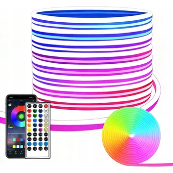 LED páska NEON FLEX LED pásek 24V VÝKONNÝ | 10 METRŮ | IP65 | 60 LED/M